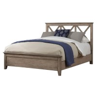 Alpine Furniture Potter Panel Bed Full French Truffle