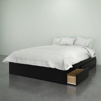 Nexera 3-Drawer Storage Bed Frame