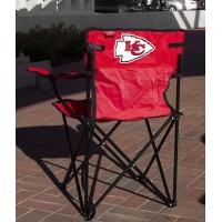 Rawlings Nfl Gameday Elite Lightweight Folding Tailgating Chair, With Carrying Case, Tampa Bay Buccaneers , Red, Adult