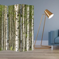 Homeroots Prolific Forrest Screen, Canvas Wood, Multi-Color