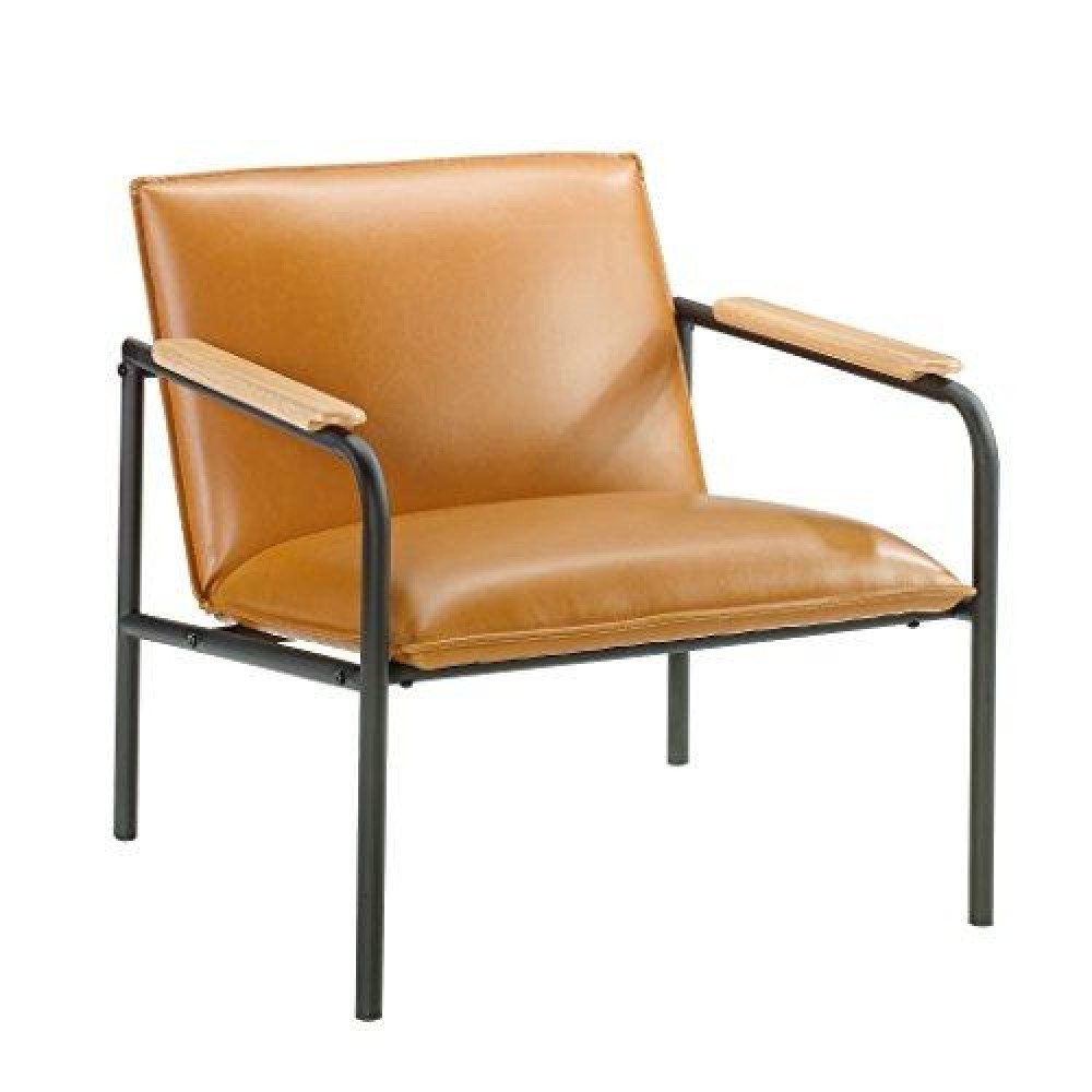 Sauder Boulevard Cafa Lounge Chair, Metal Camel Finish