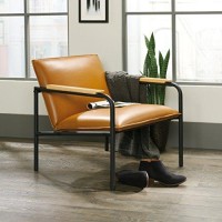 Sauder Boulevard Cafa Lounge Chair, Metal Camel Finish