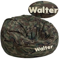 Flash Furniture Personalized Oversized Camouflage Kids Bean Bag Chair