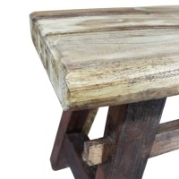 Vidaxl Bench Solid Reclaimed Wood 39.4X11X16.9