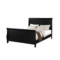 Benjara , Black Gorgeous Queen Louis Phillippe Bed