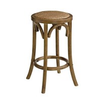 Linon Rae 24 Wood Backless Counter Stool In Brown