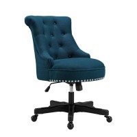Sinclair Azure Office Chair In Black And Blue