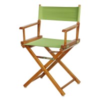 Casual Home 200-55021-72 Director Chair 18 - Classic Height Honey Oakframelime Green Canvas