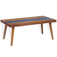 Vidaxl Coffee Table Teak Resin 39.4X19.7X15.7