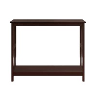 Convenience Concepts Mission Console Table With Shelf, Espresso