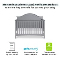 Carter'S By Davinci Nolan 4-In-1 Convertible Crib In Grey, Greenguard Gold Certified, 1 Count (Pack Of 1)