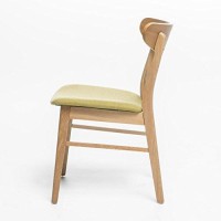 Christopher Knight Home Idalia Dining Chairs, 2-Pcs Set, Green Tea / Oak Finish