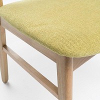 Christopher Knight Home Idalia Dining Chairs, 2-Pcs Set, Green Tea / Oak Finish