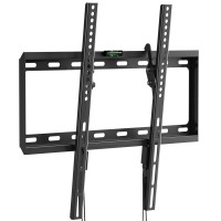 Suptek Tilt Tv Wall Mount Bracket For Most 26-55 Inch Led, Lcd And Plasma Tv, Mount With Max 400X400Mm Vesa And 100Lbs Loading Capacity, Fits Studs 16 Apart, Low Profile With Bubble Level (Mt4204),