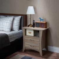 Homeroots Furniture Nightstands And Bedside Table, Multicolor