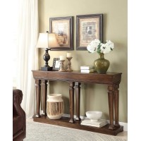 Homeroots Furniture Console Table Multicolor