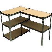 Kingas Rack 5-Tier Steel Storage Rack Boltless Shelving Tier Height Adjustable 42 W X 16 D X 72 H