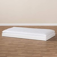 Baxton Studio Payton Modern And Contemporary Twin Trundle White