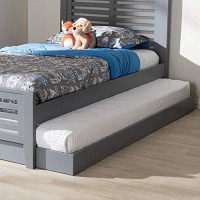 Baxton Studio Payton Modern And Contemporary Grey-Finished Twin Trundle