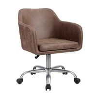 Linon Rylen Office Chair Silver