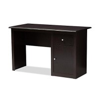 Modern Desk In Wenge Dark Brown