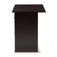 Modern Desk In Wenge Dark Brown