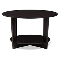 Baxton Studio Belina Coffee Table In Wenge Brown