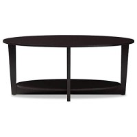 Baxton Studio Jacintha Modern And Contemporary Wenge Brown Finished Coffee Table