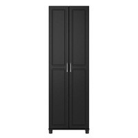 Systembuild Evolution Kendall 24 Utility Storage Cabinet - Black