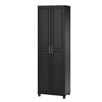 Systembuild Evolution Kendall 24 Utility Storage Cabinet - Black