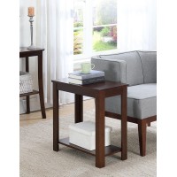 Convenience Concepts Designs2Go Baja Chairside End Table, Espresso