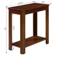 Convenience Concepts Designs2Go Baja Chairside End Table, Espresso