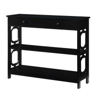 Convenience Concepts Omega 1 Drawer Console Table Black