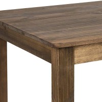 Flash Furniture Hercules 60 X 38 Rectangular Antique Rustic Solid Pine Farm Dining Table