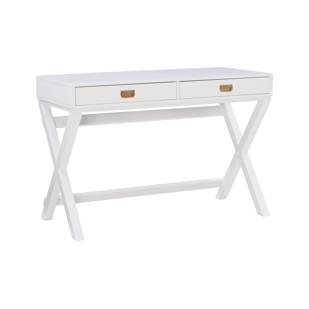 Linon Desk, White, 44W X 20D X 30H