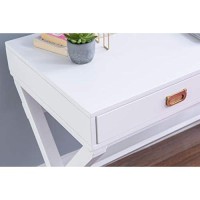 Linon Desk, White, 44W X 20D X 30H