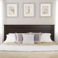 Prepac Select King Flat Panel Headboard Espresso