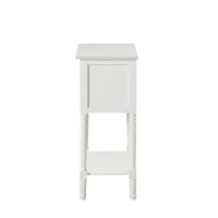 Convenience Concepts Kendra 3 Drawer Hall Table With Shelf, White