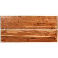 Vidaxl Bar Table Solid Acacia Wood 59X27.6X42.1
