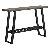 Monarch Specialties Accent Table One Size Dark Taupe