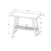 Monarch Specialties Accent Table One Size Dark Taupe