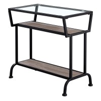 Monarch Specialties Accent Table One Size Dark Taupe