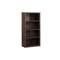 Monarch Specialties Bookcase - Sturdy Etagere With 3 Adjustable Book Shelves - 48?H (Brown)