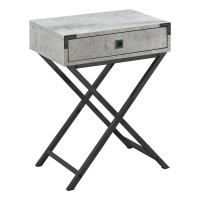 Monarch Specialties Accent Table, One Size, Grey