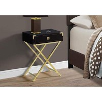 Monarch Specialties Accent Table, One Size, Cappuccino