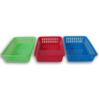 Shallow Paper Sorting Basket Set - Medium-Sized Storage Breathable Organization Bins - 3 Count - 15.5'' L X 11.5'' W X 3.75'' D
