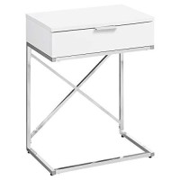 Monarch Specialties Accent, End Table, Night Stand, White