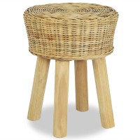 Vidaxl Bar Stool Natural Rattan