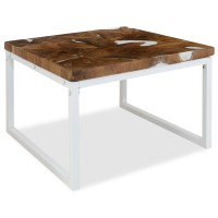 Vidaxl Coffee Table Teak Resin 23.6X23.6X15.7