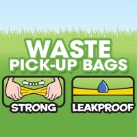 Bags On Board Dog Poop Bags | Strong, Leak Proof Dog Waste Bags | 9 X14 Inches, 600 Blue Bags (3203940071)
